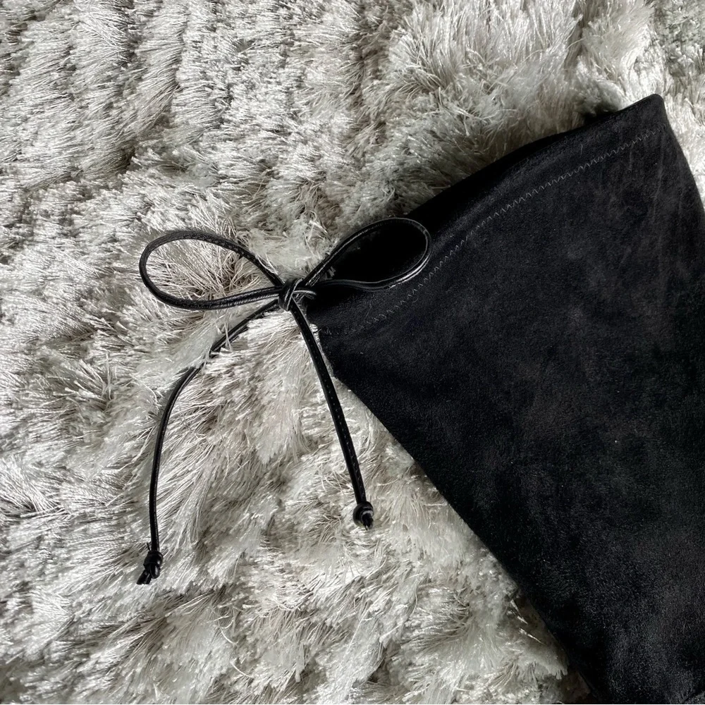 Stuart Weitzman NWT Over-The-Knee Black Suede Boots Size 7